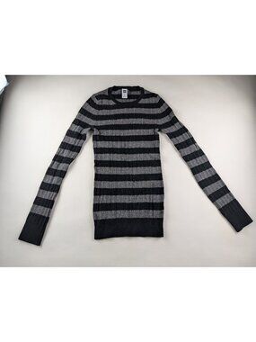 Vintage Gap Striped Knit Long Sleeve Crewneck Sweater Womens Medium
